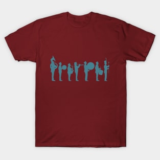 Marching band blue-green T-Shirt